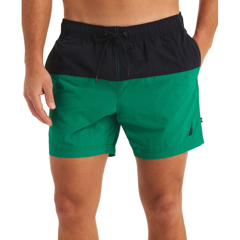 Nautica Men Regular fit Swim Trunks Swimwear XXL / 6 Blue Solid