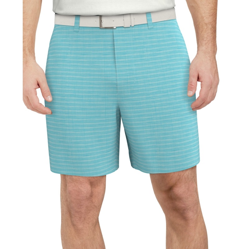 Pga Tour Men Regular fit Golf Shorts 40 / 8 Blue Check