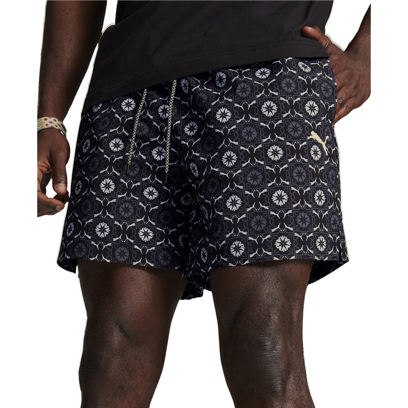 Puma Men Regular fit Drawstring Shorts Small / 6 Black