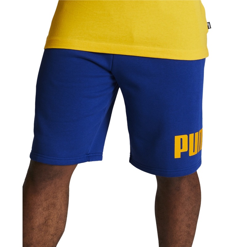 Puma Men Regular fit Sweat Shorts Fleece Shorts XL / 10 Blue Solid