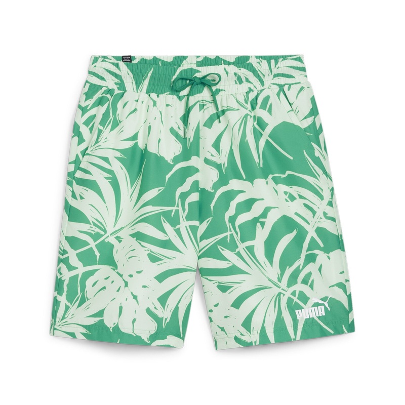 Puma Men Regular fit Swim Trunks Swimwear Medium / 7 Green Floral