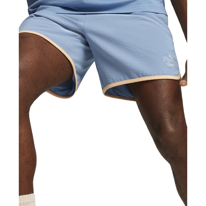 Puma Men's Team Performance 6" Shorts Medium Light Zen Blue