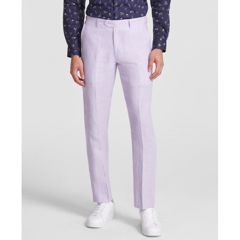 Bar Iii Men Slim fit Dress Pants 34 / 32 Lavender Purple Solid