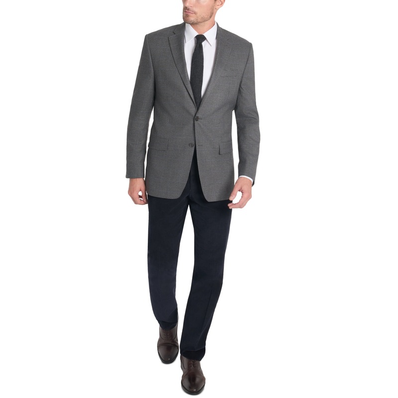 Lauren Ralph Lauren Mens Classic fit Sport Coat Blazer 36 R Grey Solid