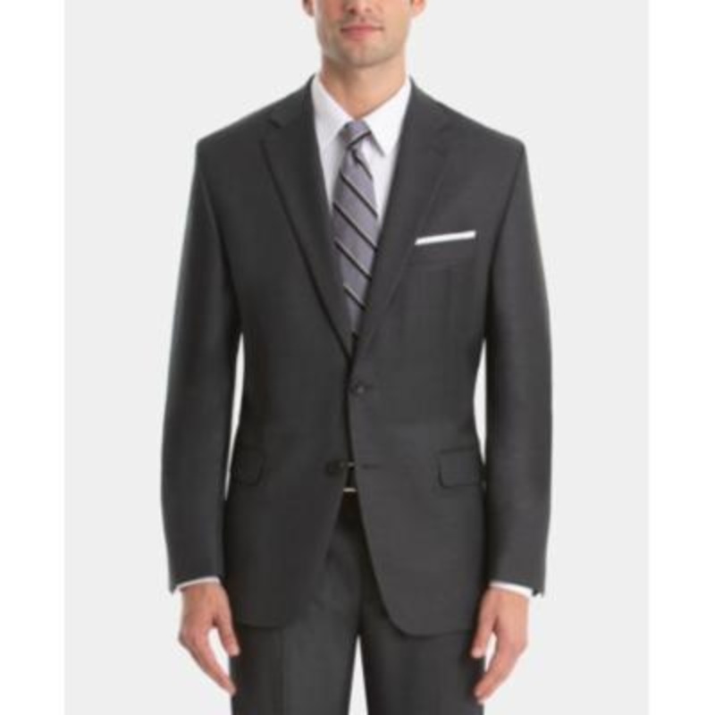 Lauren Ralph Lauren Mens Classic fit Sport Coat Blazer 36 S Grey Solid