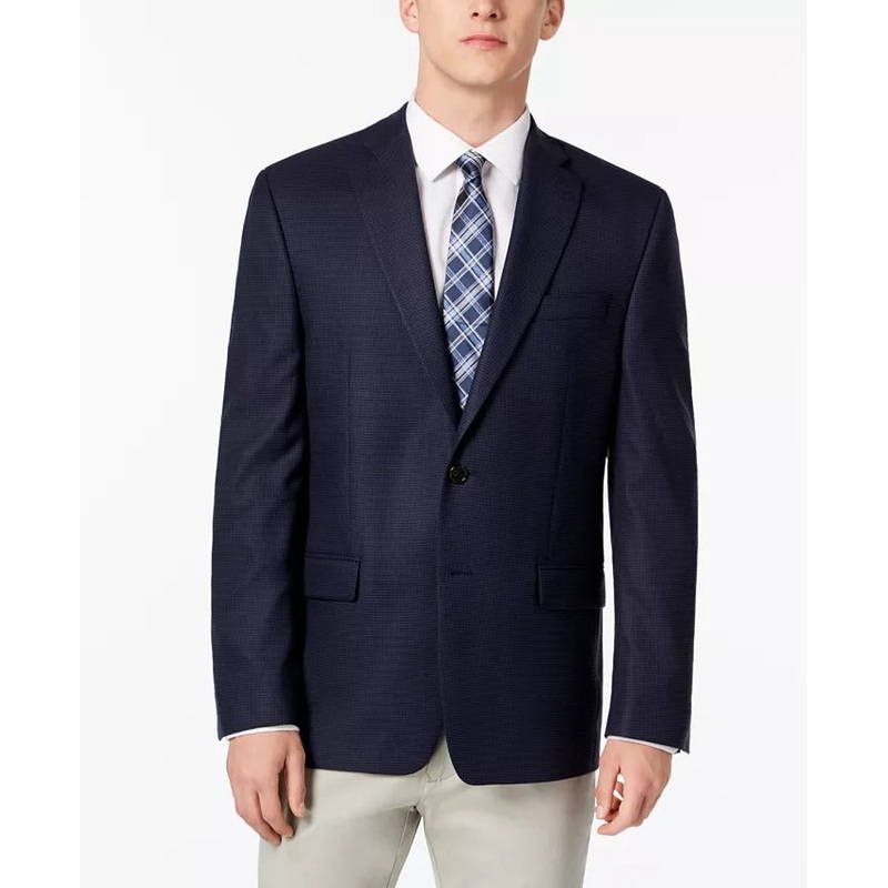 Lauren Ralph Lauren Mens Classic fit Sport Coat Blazer 42 XL Navy Blue