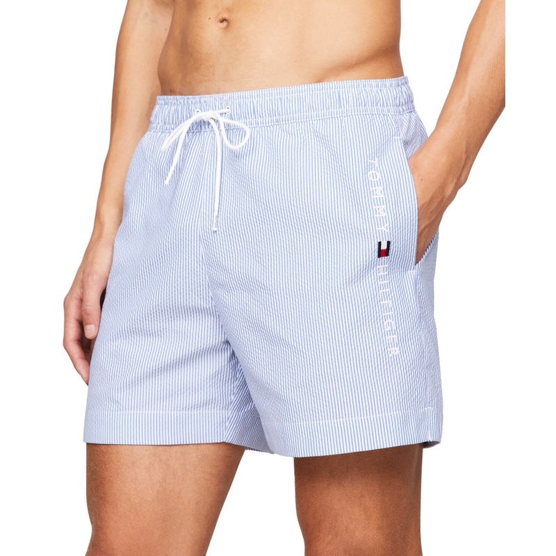 Tommy Hilfiger Men Regular fit Swim Trunks Swimwear XXL / 4 Blue Striped