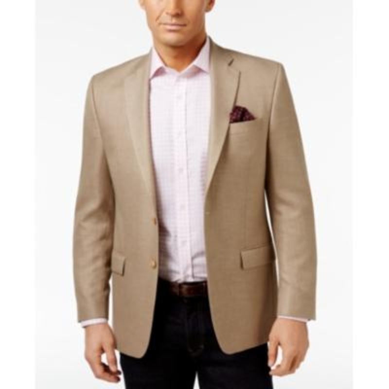 Lauren By Ralph Lauren Mens Classic fit Sport Coat Blazer 40 R Beige