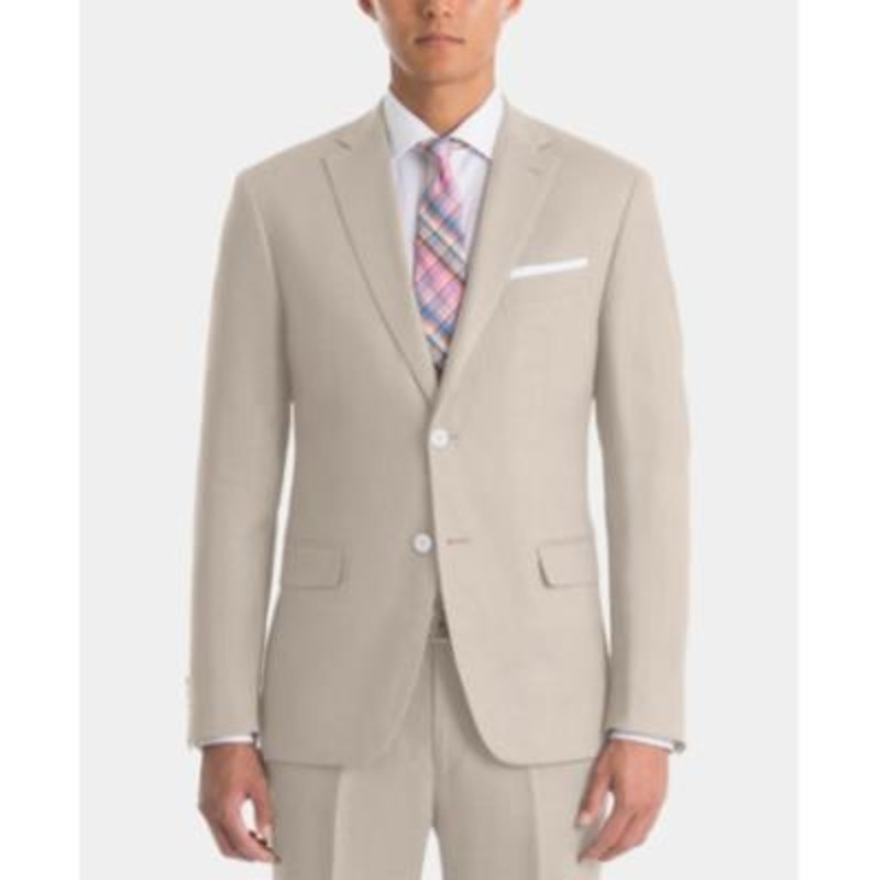 Lauren By Ralph Lauren Mens Regular fit Sport Coat Blazer 41 R Beige Solid