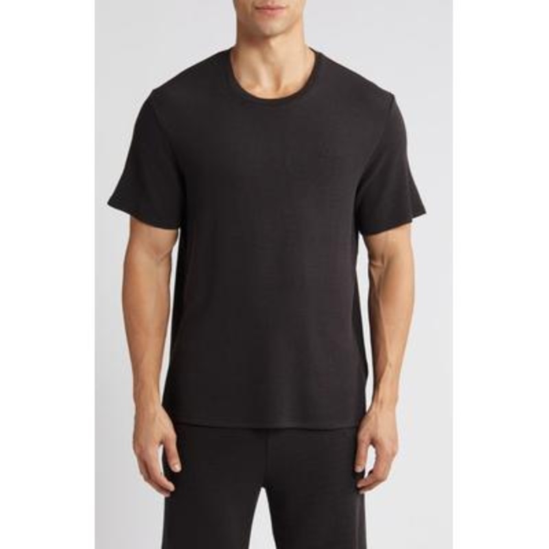 Boss Mens Regular fit Short Sleeve T-Shirt Shirt Large Black Solid