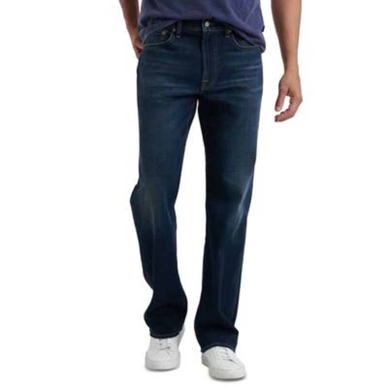 Lucky Brand 181 Mens Relaxed fit Denim Jeans 42 / 30 Blue Solid