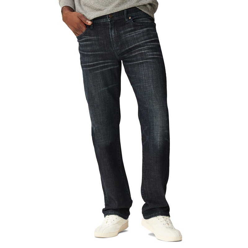 Lucky Brand Mens Straight fit 363 Denim Jeans 36 / 34 Blue Solid Stretch