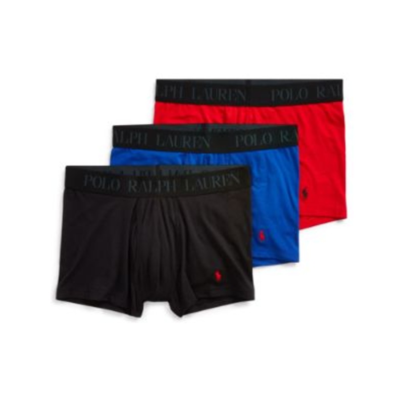Polo Ralph Lauren Mens 3 Pack Regular fit Trunks Underwear XL Red