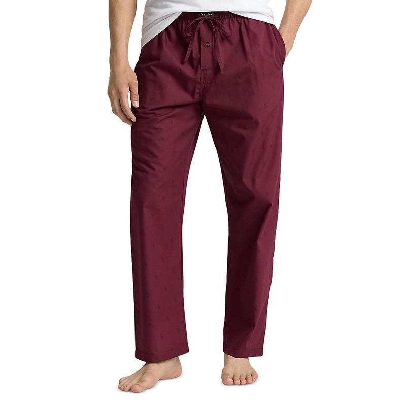 Polo Ralph Lauren Mens Pants Pajamas XL Dark Red