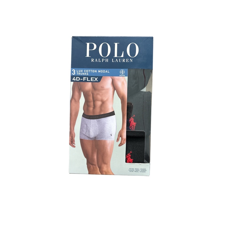 Polo Ralph Lauren Mens Trunks Underwear Small Black Solid