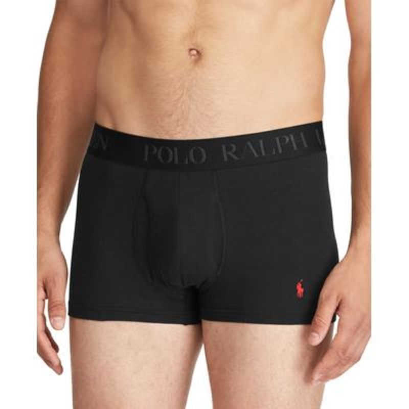 Polo Ralph Lauren Mens Trunks Underwear XL Black Solid