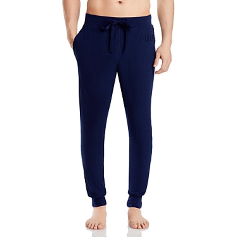Polo Ralph Lauren Mens Waffle Knit Pants Pajamas Large Blue