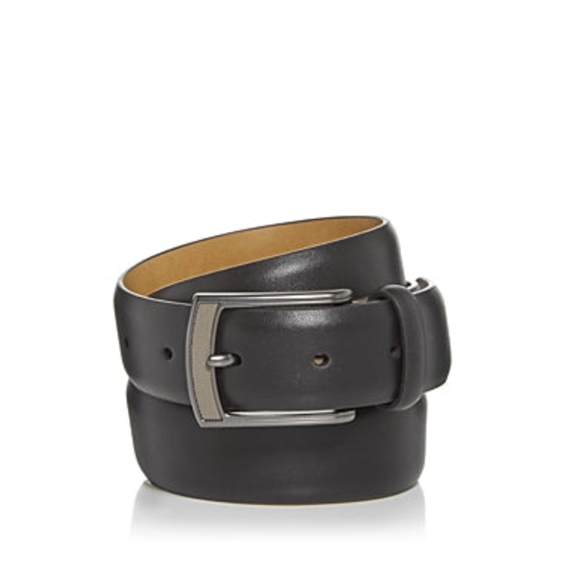 The Men's Store At Private Label Mens Regular fit Belt 40 Black