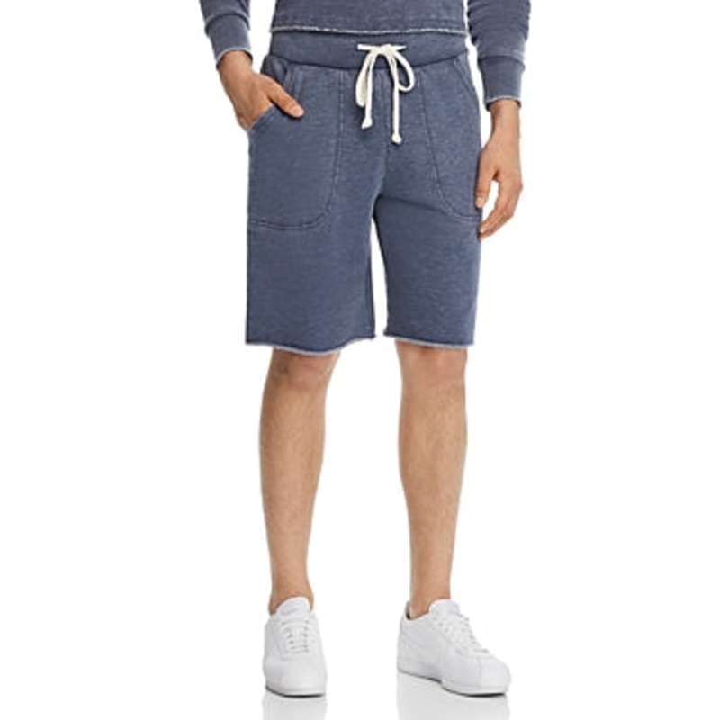 Alternative Victory Mens Fleece Drawstring Shorts Blue Large