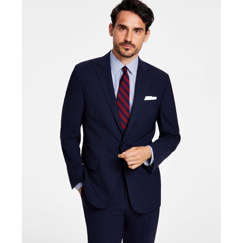 Brooks Brothers Mens Classic fit Suit Jacket Blazer 50 R Blue Solid