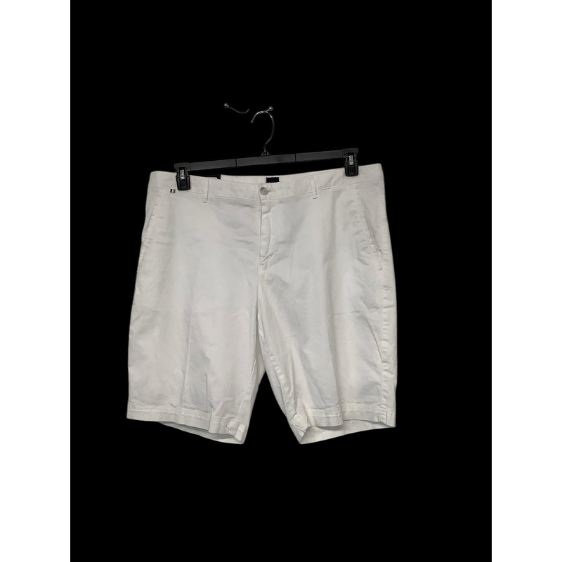 Hugo Boss Mens Slim Fit Chinos Shorts White Solid 40