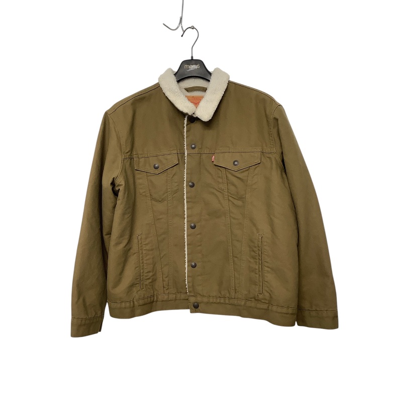 Levis Strauss & Co Mens Coat Large Brown Solid