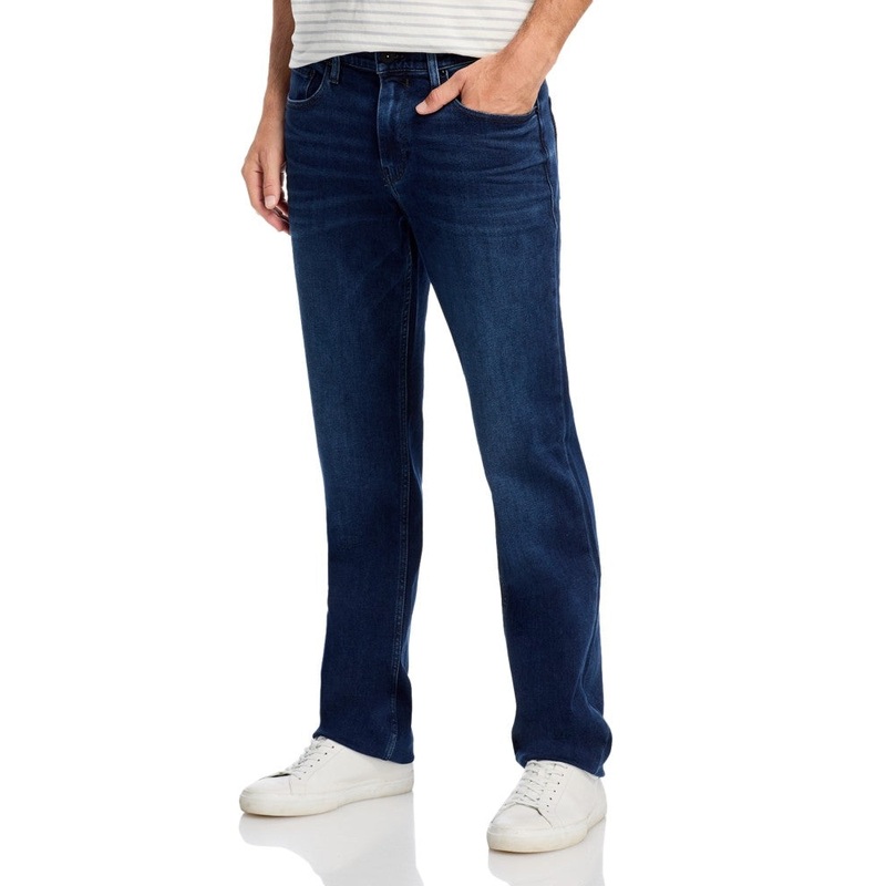 Paige Mens Doheny Relaxed fit Denim Jeans 32  Blue Solid
