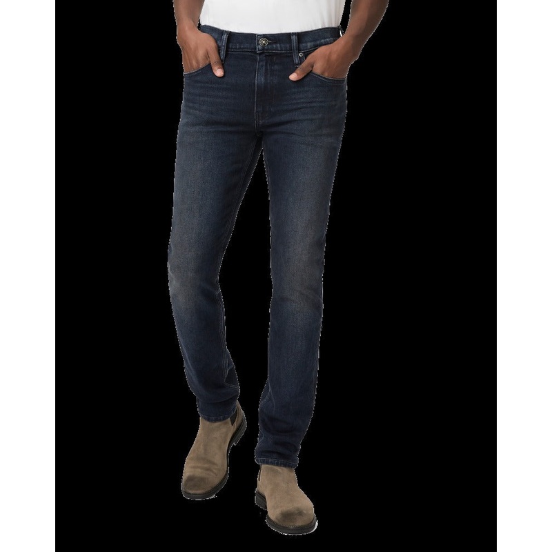 Paige Mens Lennox Slim fit Denim Jeans 31 / 33 Blue Solid