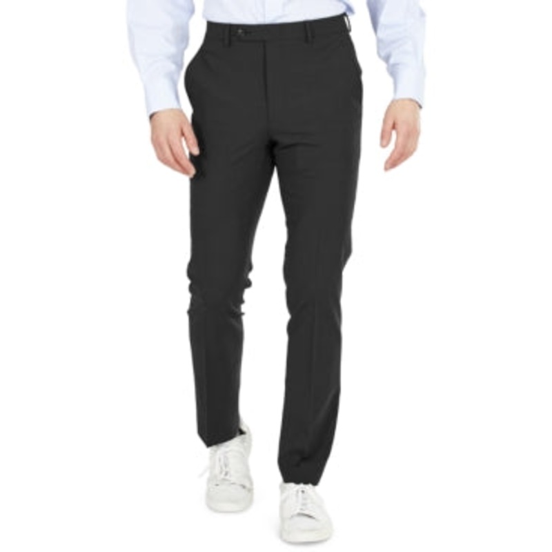 Bar Iii Mens Skinny fit Casual Pants 32 / 30 Black Solid