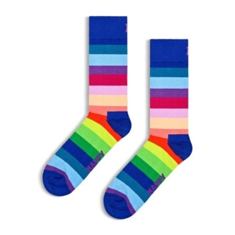 Happy Socks Mens Crew Socks One Size Multicolor