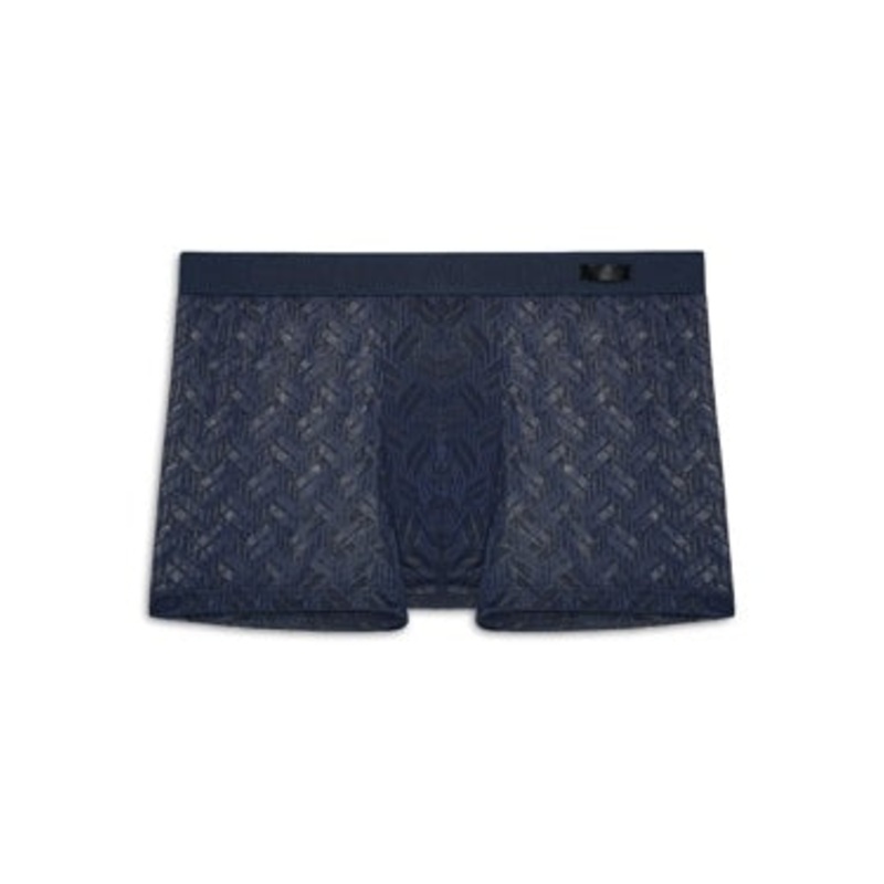 Hom Mens Classic fit Boxer Briefs Underwear Small Blue