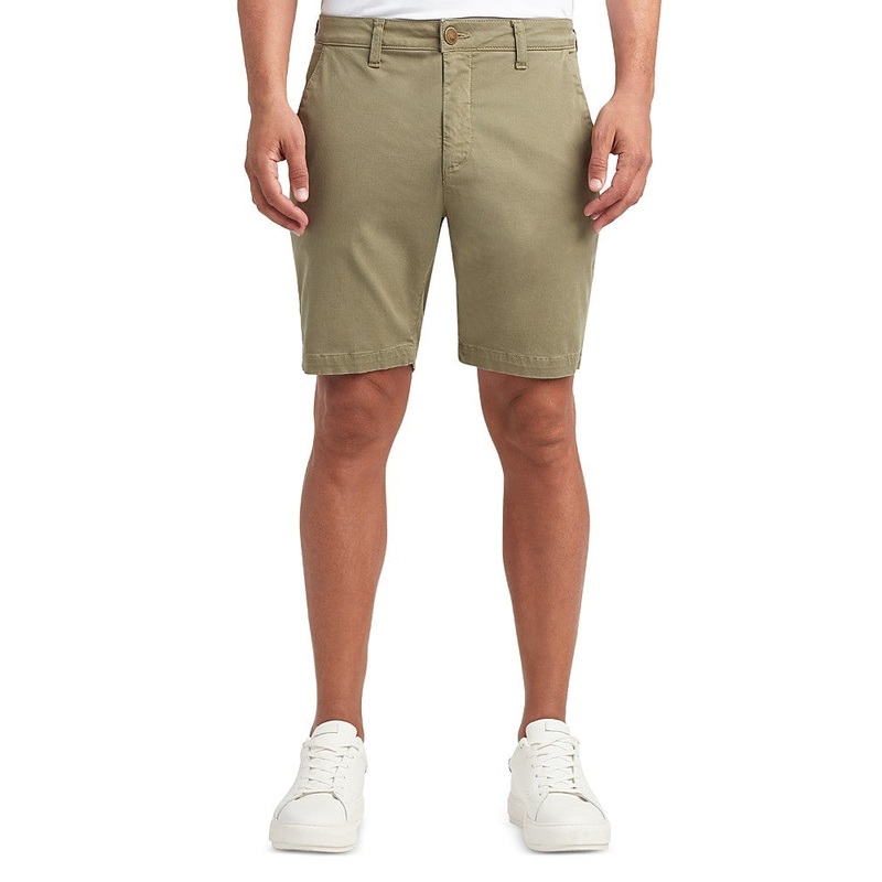 Monfrre Mens Slim Fit  8" Cruise Shorts Green 34