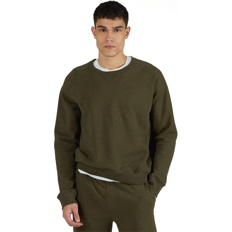 ATM Anthony Thomas Melillo Mens French Terry Crewneck Sweatshirt XXL Green Olive