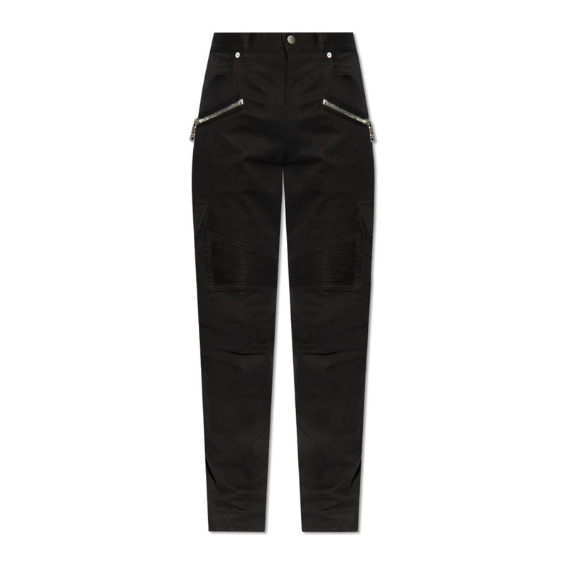 Balmain Mens Slim fit Cargo Pants 32 x 33 Black Solid