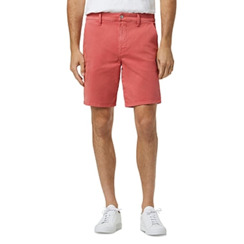 Joe's Jeans Brixton Slim Fit 9 Inch Cotton Shorts Red 38