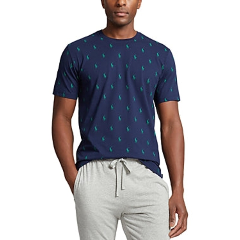 Polo Ralph Lauren Mens Regular fit Short Sleeve T-Shirt Pajamas Small Blue