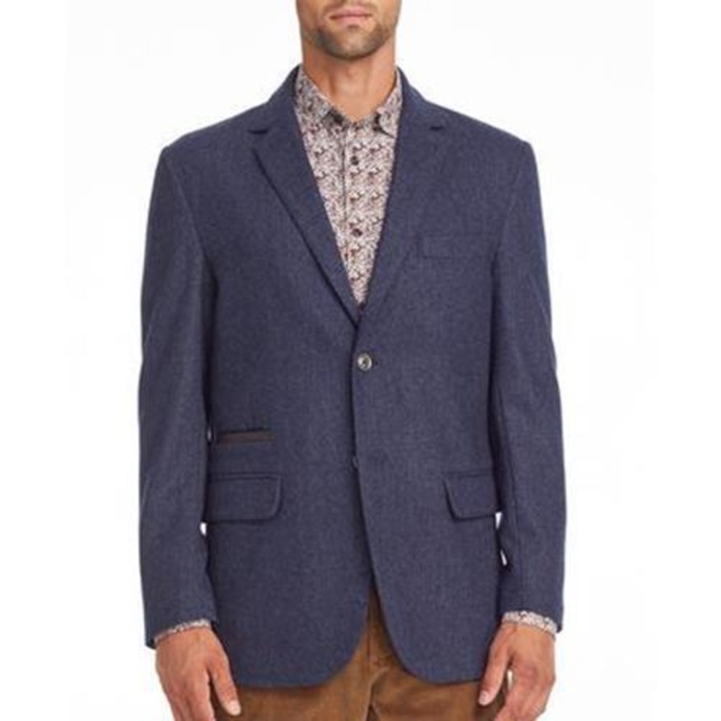 Brooklyn Brigade Men's Slim Fit Yosemite Blazer Blue 42