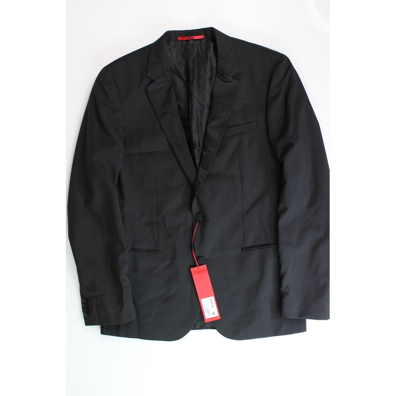 HUGO BOSS Henry Men's Slim Fit Black Tuxedo Jacket 42L / 2 Button