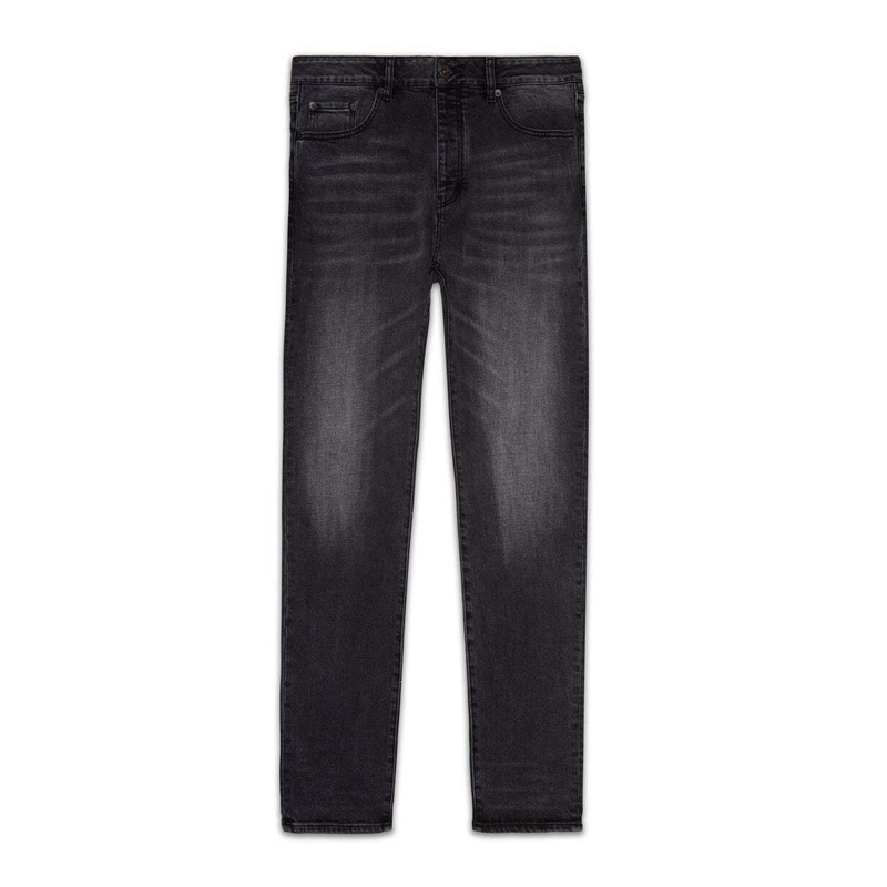 Six Week Residency Mens Jeans Size 33 BLACK VINTAGE DESERT DUST SLIM STRAIGHT