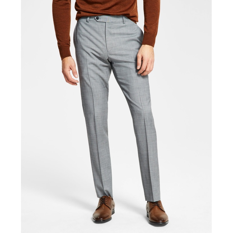 Tommy Hilfiger Mens Modern fit Dress Pants 40 / 32 Grey Stretch