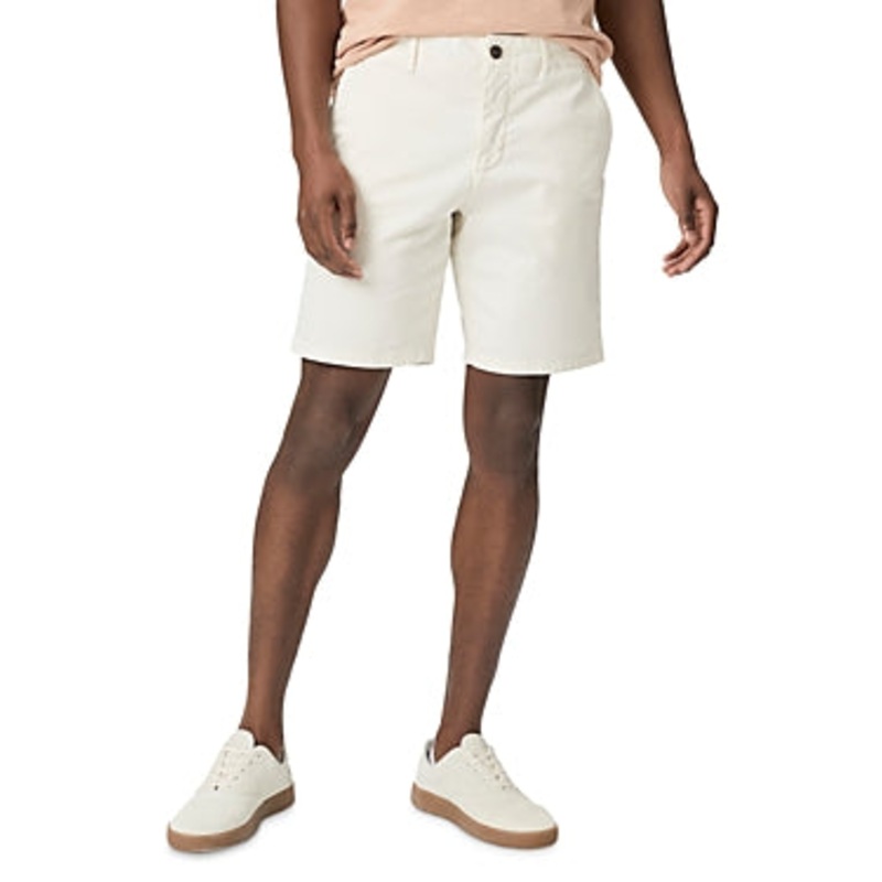 Paige Mens Classic fit Chinos Shorts 32 / 9 White Solid