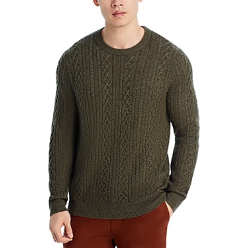 Peter Millar Mens Classic fit Long Sleeve Crewneck Sweater XXL Crew Neck Green