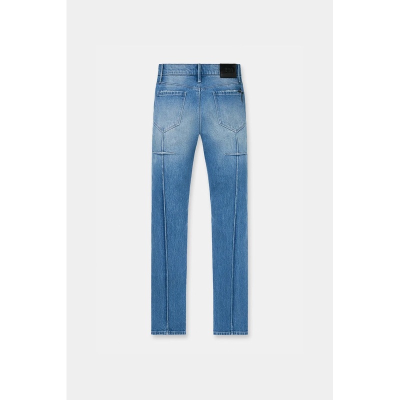 RTA Mens Clayton Skinny Fit Blue Jeans 32 x 32 Distressed