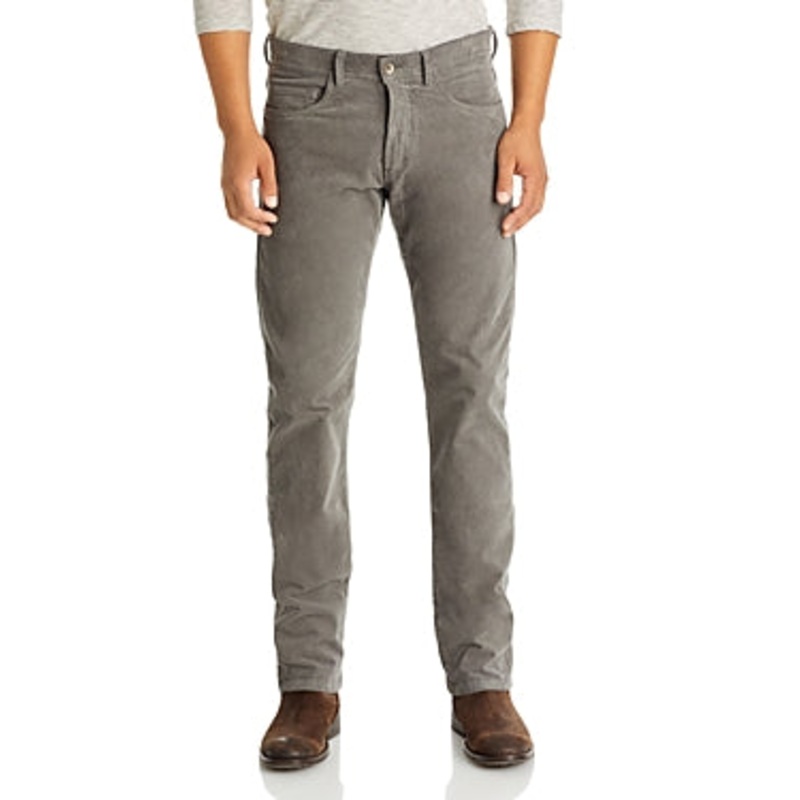 The Men's Store At Private Label Mens Tailored fit Corduroy Jeans 36 / 34 Grey