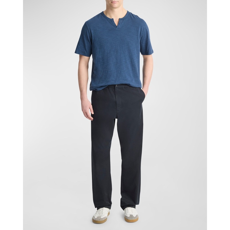 Vince Men's Cotton Blend Louie Beach Pants Blue XXL