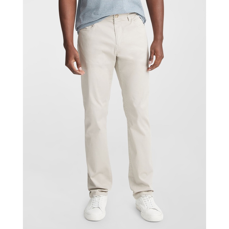 Vince Men's Dylan Lighweight 5 Pocket Twill Pants Beige 34 x 33