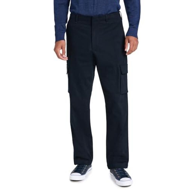 Vince Mens Relaxed Fit Casual Cotton Blend Beach Pants 34 x 32 Blue
