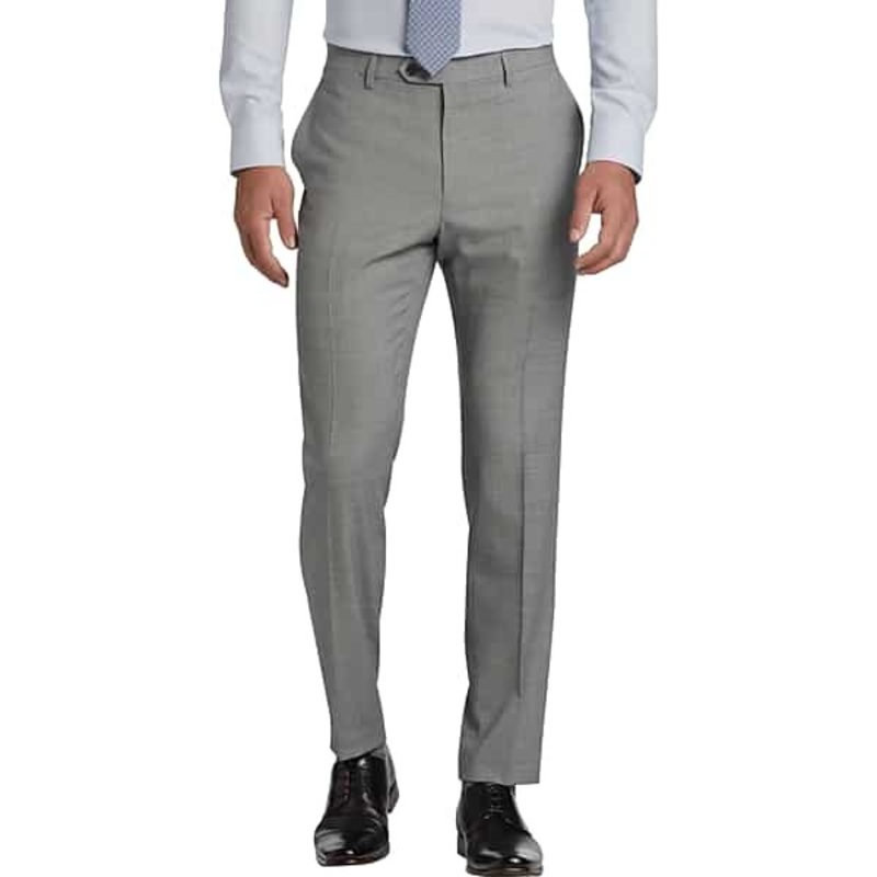 Tommy Hilfiger Mens Modern fit Dress Pants 52 / 32 Light Grey