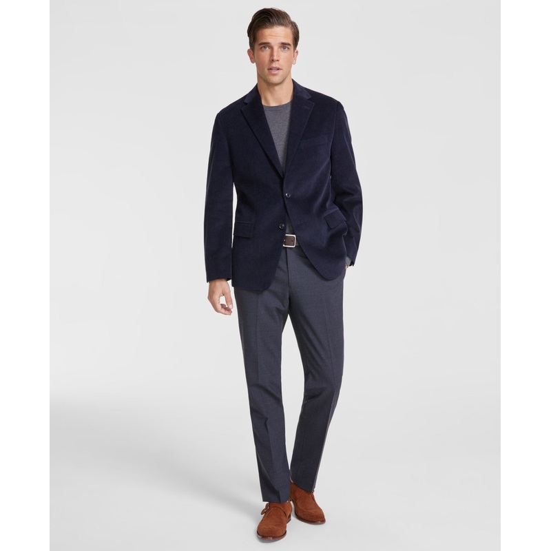 Tommy Hilfiger Mens Regular fit Sport Coat Blazer 38 R Navy Blue Solid