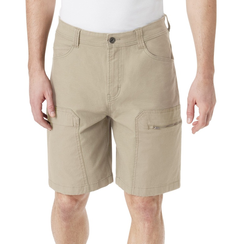 Bass Outdoor Mens Regular fit Cargo Shorts 32 / 9 Brown Solid